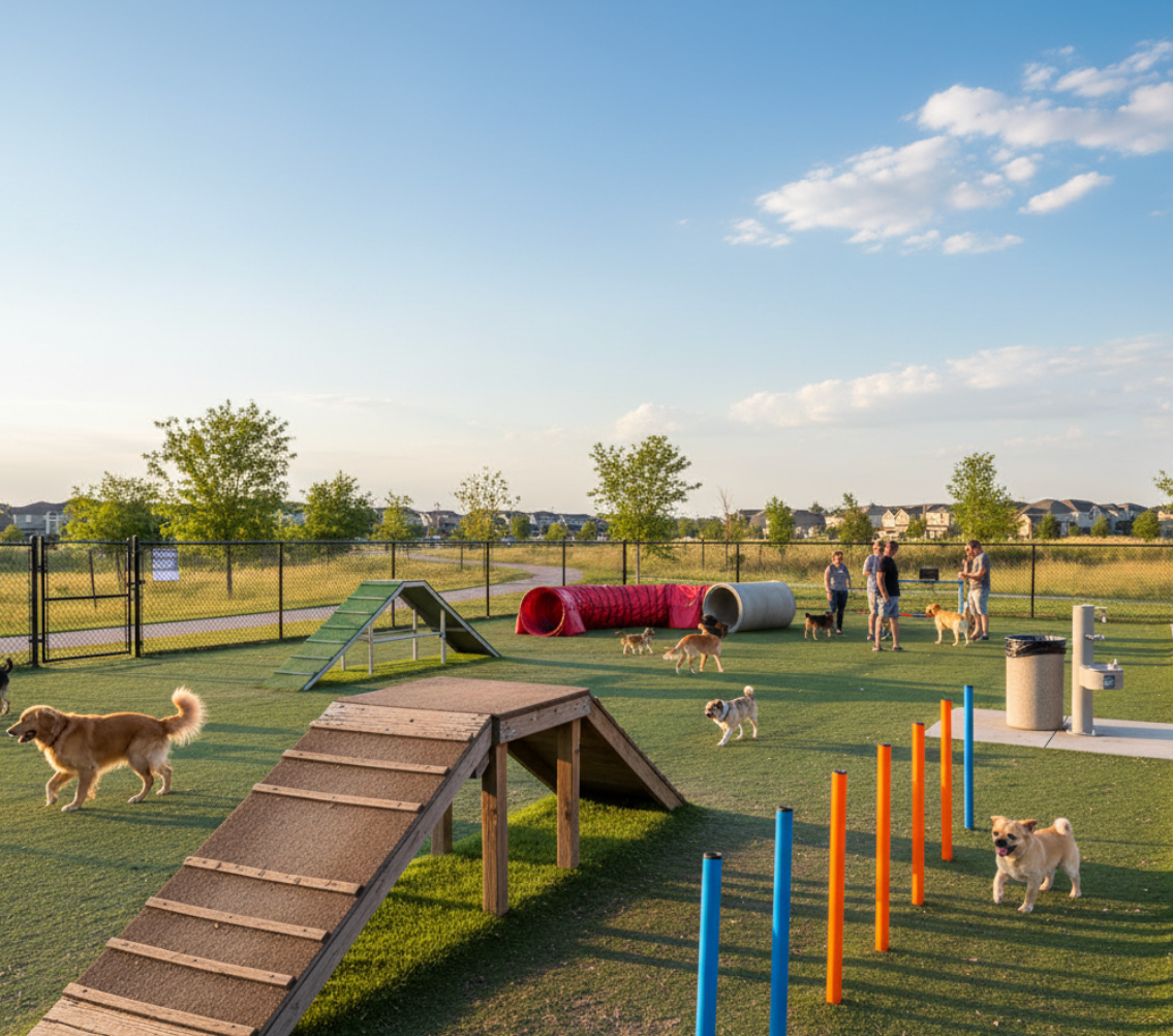 Первый ГОСТ по благоустройству территорий для выгула собак