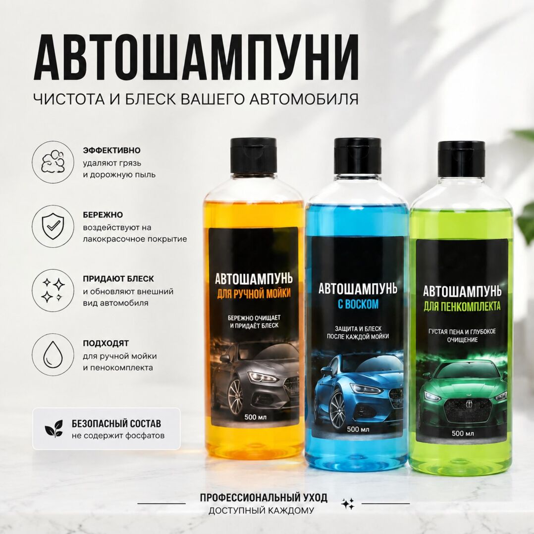 Сертификация автошампуней